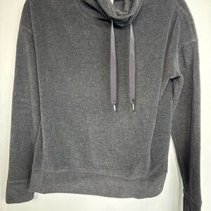 lululemon athletica Heathered Charcoal Funnel Neck Sweater